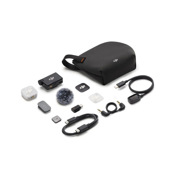 DJI Mic Mini 2 (2 TX + 1 RX + Custodia di ricarica)