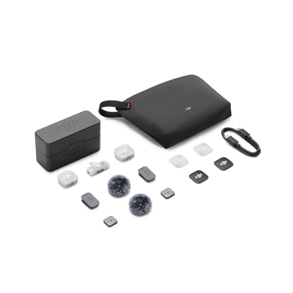 DJI Mic Mini 2 (2 TX + 1 RX + Custodia di ricarica)