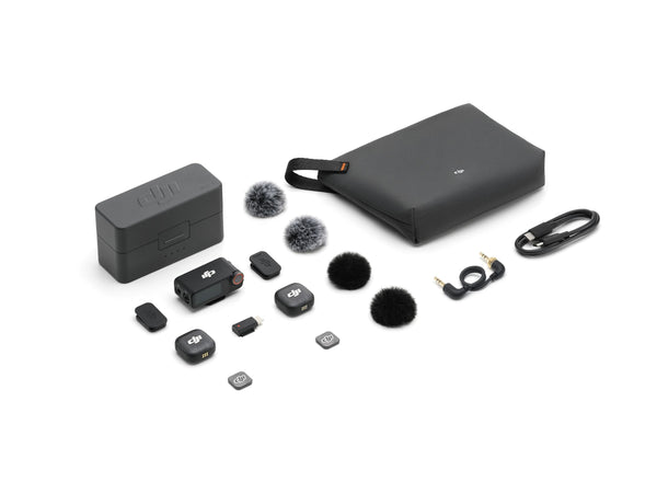 DJI Mic 3 (2 TX + 1 RX + Custodia di ricarica)