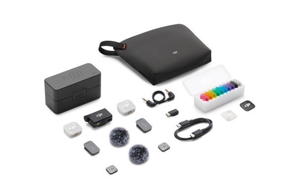 DJI Mic Mini 2 (2 TX + 1 RX + Custodia di ricarica)