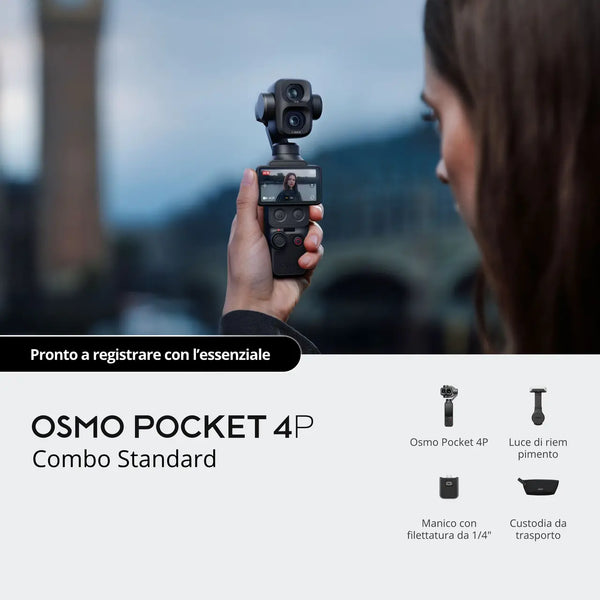 DJI OSMO POCKET 4P STANDARD COMBO (BLACK)