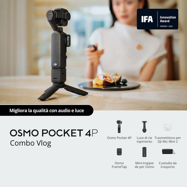 DJI OSMO POCKET 4P VLOG COMBO (BLACK)
